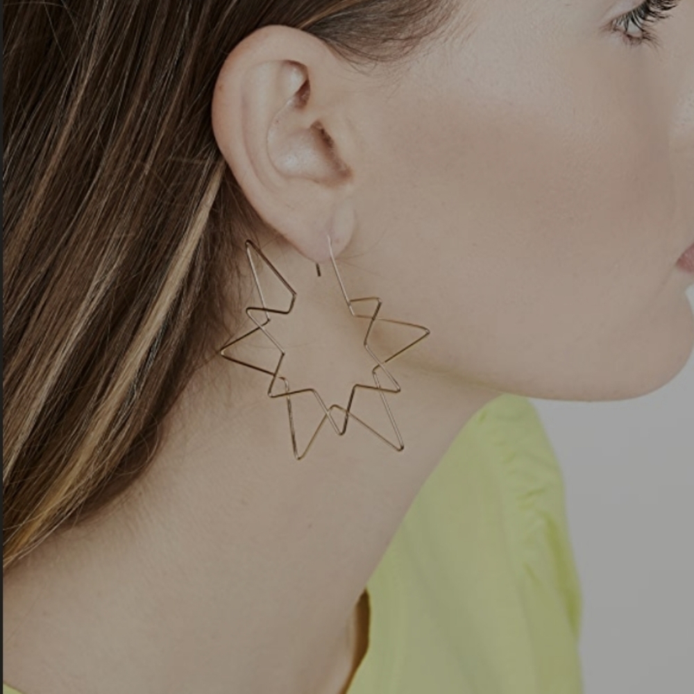 BNIB Baublebar Star Hoops